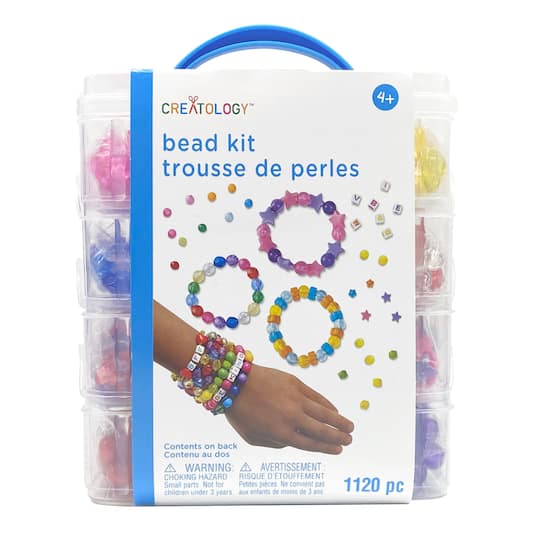 8 Pack: Rainbow Bead Kit Box by Creatology™